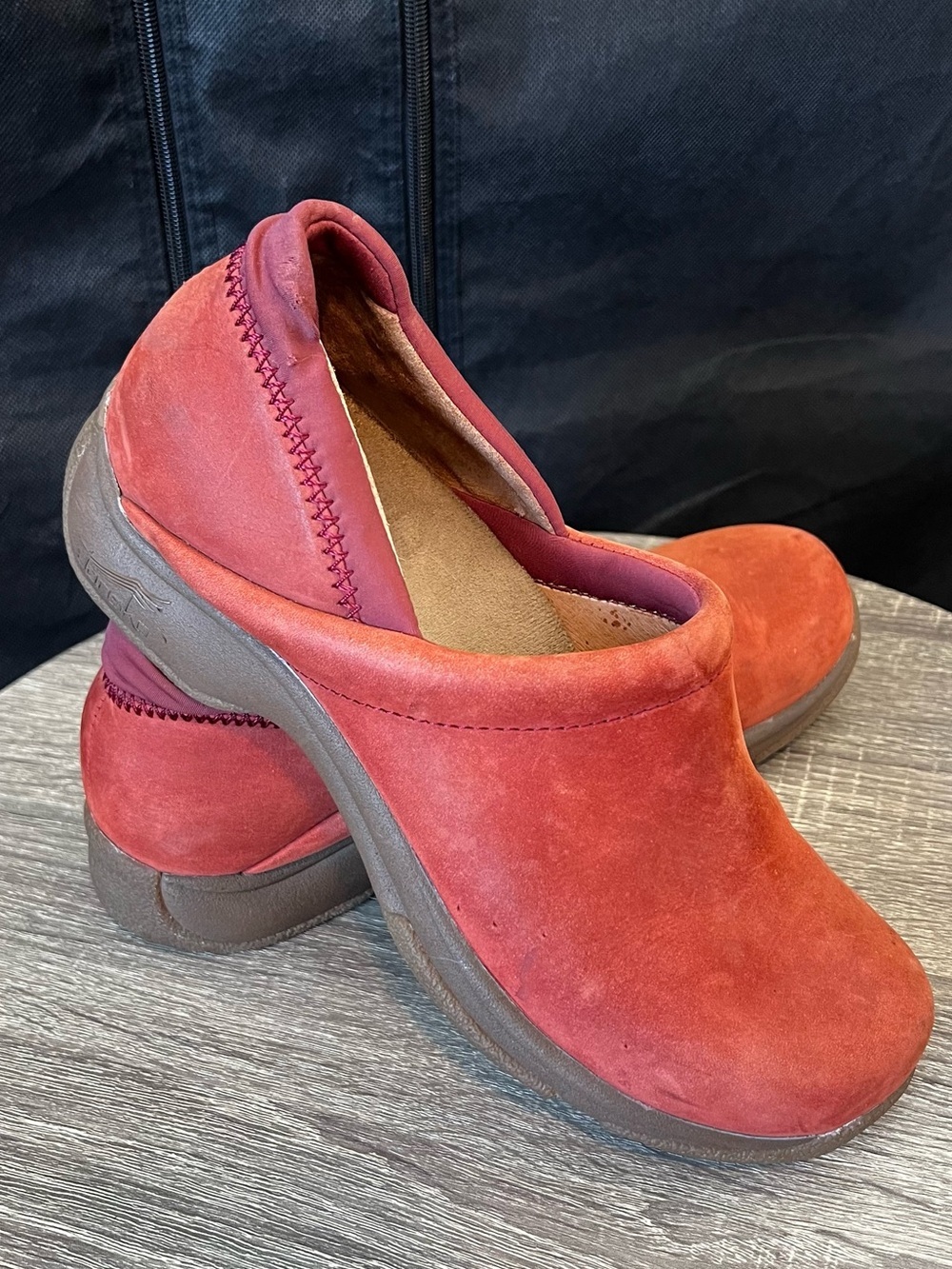 Dansko Rust Suede Clogs- Size 38 (Women's 8)